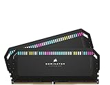 CORSAIR DOMINATOR PLATINUM RGB DDR5 RAM 32GB (2x16GB) 5200MHz CL40 Intel XMP iCUE Compatible Computer Memory - Black...