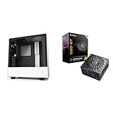 NZXT H510 - CA-H510B-W1 - Compact ATX Mid-Tower PC Gaming Case - White/Black & EVGA Supernova 650 GT, 80 Plus Gold 650W,...
