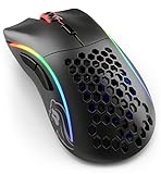 Gloriuos Black Gaming Mouse - Model D Minus Wirless Gaming Mouse - RGB Mouse Wireless - 67 g Superlight Mouse - Black...