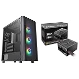 Thermaltake V250 TG ARGB Air - Mesh Front Panel ATX Mid Tower Chasses with Thermaltake Toughpower GX2 80+ Gold 600W...