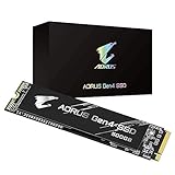 GIGABYTE AORUS Nvme Gen4 M.2 500GB PCI-Express 4.0 Interface High Performance Gaming, 3D TLC NAND Flash, External DDR Cache...