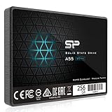 Silicon Power 256GB SSD 3D NAND A55 SLC Cache Performance Boost SATA III 2.5' Internal Solid State Drive (SP256GBSS3A55S25)