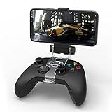 Clip Mount for X-Series S/X, for Xbox One/S/X, MENEEA Controller Phone Foldable Clamp Holder Cellphone Stand with Adjustable...