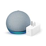 Echo Dot (4th Gen) + Amazon Smart Plug | Twilight Blue
