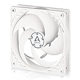 ARCTIC P12 PWM - 120 mm Case Fan with PWM, Pressure-optimised, Very Quiet Motor, Computer, Fan Speed: 200-1800 RPM - White