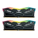 TEAMGROUP T-Force Delta RGB DDR5 Ram 32GB (2x16GB) 5200MHz PC5-41600 CL40 Intel XMP 3.0 & AMD Expo Compatible Desktop Memory...