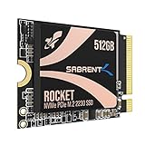 SABRENT Rocket 2230 NVMe 4.0 512GB High Performance PCIe 4.0 M.2 2230 SSD [SB-2130-512GB]