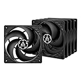 ARCTIC P12 PWM PST (5 Pack) - 120 mm Case Fan, PWM Sharing Technology (PST), Pressure-optimised, Quiet Motor, Computer,...