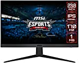 MSI G2412, 24' Gaming Monitor, 1920 x 1080 (FHD), IPS, 1ms, 170Hz, FreeSync Premium, HDMI, Displayport, Tilt, Black
