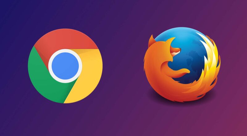 Navegador Firefox y Chrome